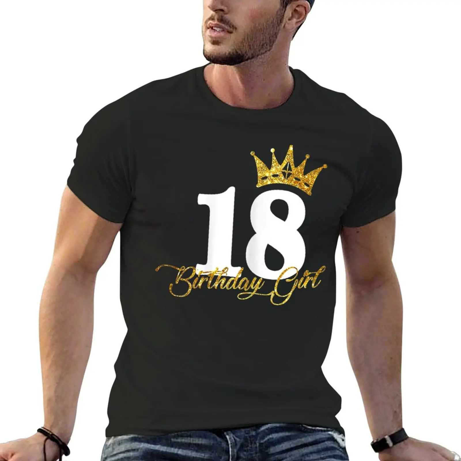 

Womens 18Th Birthday Girl Funny 18 Years Old Gift For Womens Girls T-Shirt man t shirt quick drying t shirt for men