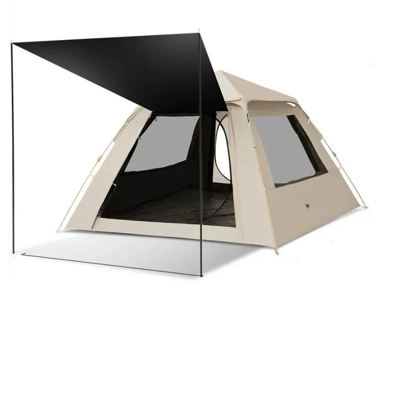 Tent outdoor camping overnight portable folding canopy two-in-one camping full set of equipment fully automatic