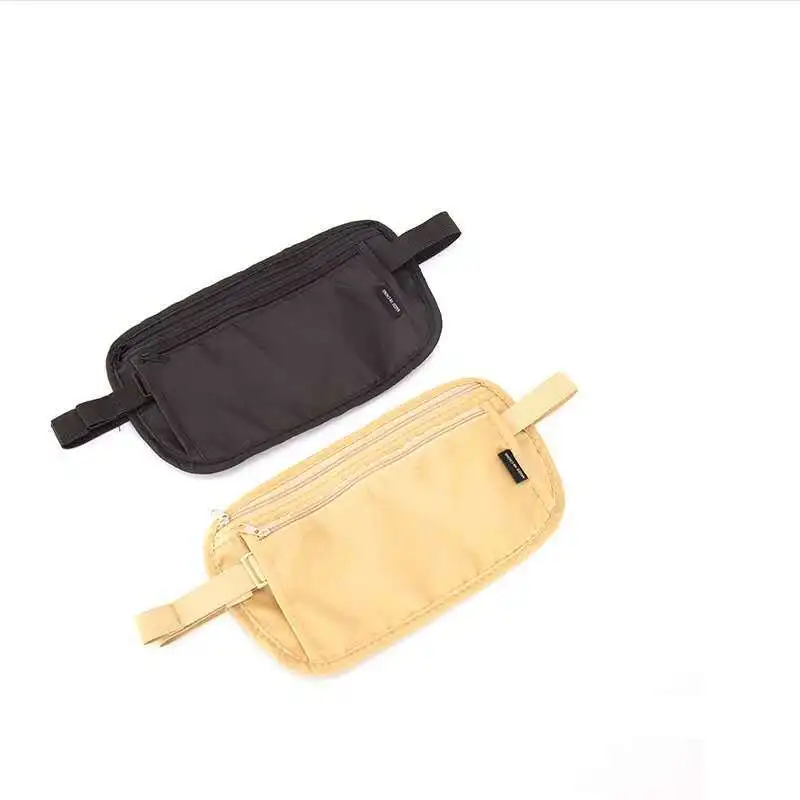 Unsichtbare Reise Taille Packs Beutel für Reisepass Geld Gürtel Tasche Versteckte Sicherheit Brieftasche Geschenk Reisetasche Brust Pack Geld Taille tasche