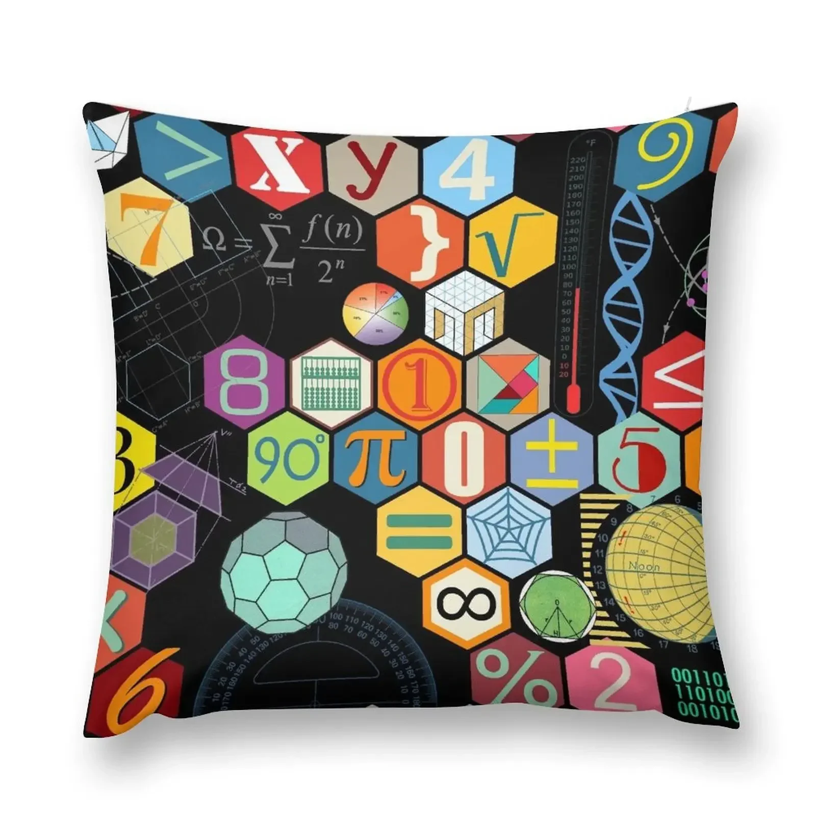 

Math in black! Throw Pillow Room decorating items Cusions Cover Pillow Cases Plaid Sofa pillow