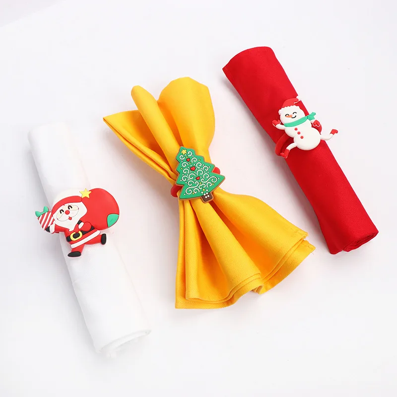 European Napkin Ring, Christmas Tree, Deer, Table Decoration, Factory Wholesale, Direct Sales