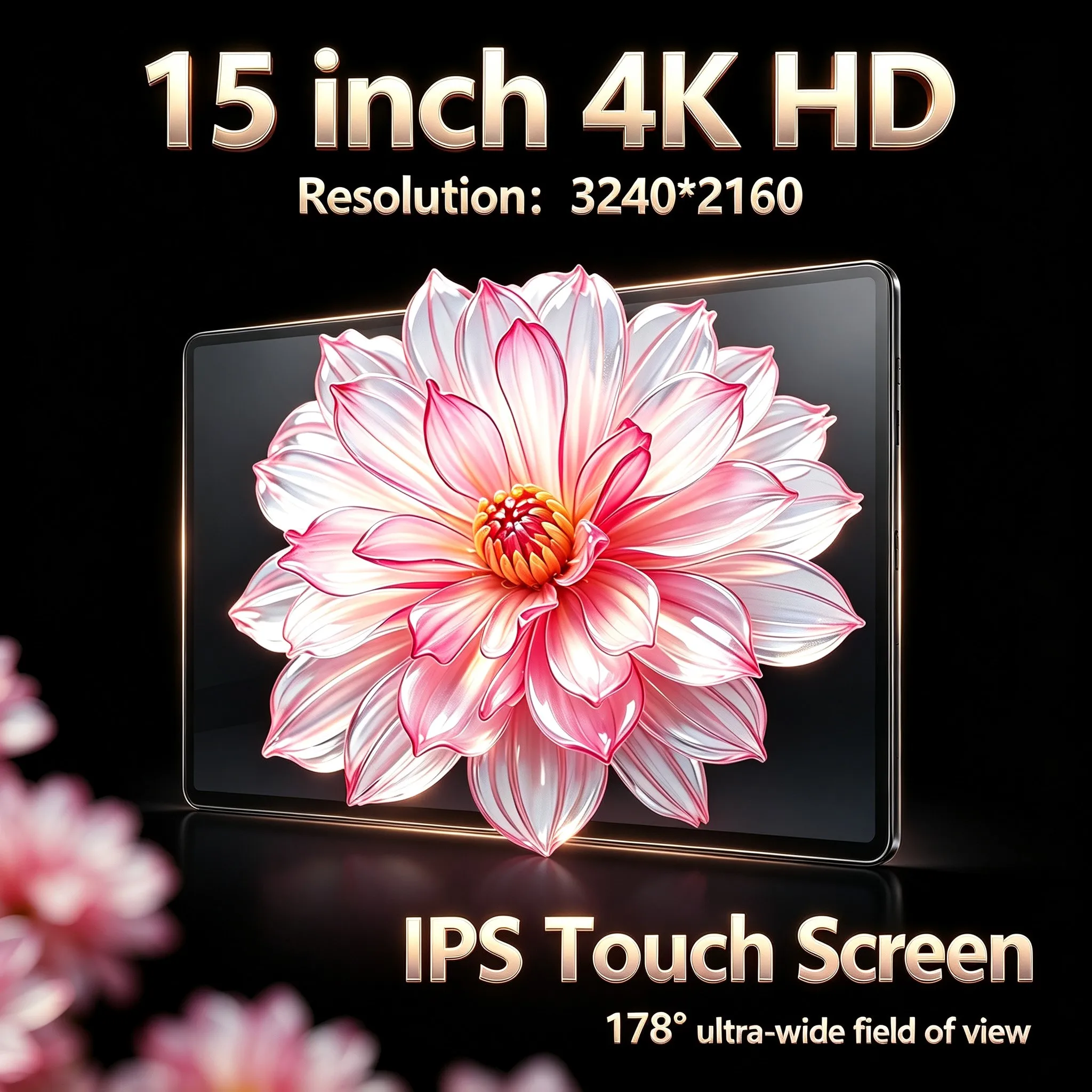 15”Car Headrest Monitor UHD 3240*2160P Car Rear Seat Entertainment TV Android 16.0 8-Core 4+64G 5G WiFi/BT/HDMI/USB Video Player