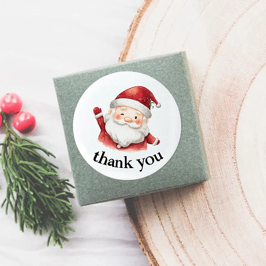 90 قطعة من ملصقات عيد الميلاد المخصصة لعيد الميلاد (مناسبة للمعمودية والحفلات وتغليف الهدايا)