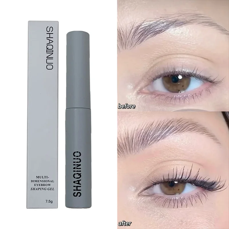 SHAQINUO Gel per sopracciglia: modellatura istantanea, sopracciglia definite, impermeabile e duraturo, morbido e confortevole