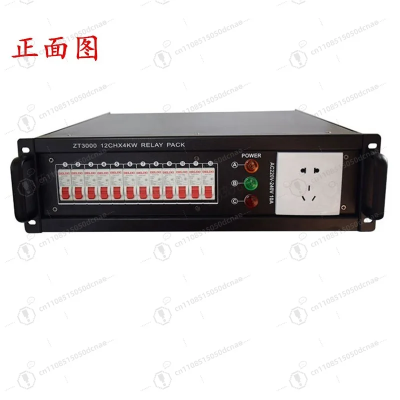12 Channel Stage Power Distributor Box 4000W Dimmer Pack For Audio Lighting Console Equipment