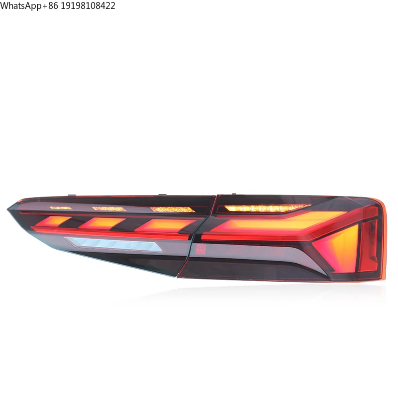 

Светодиодные задние фонари в стиле OEM для Audi A5 B8, идеальная совместимость, 2017-2020, красные линзы, новые