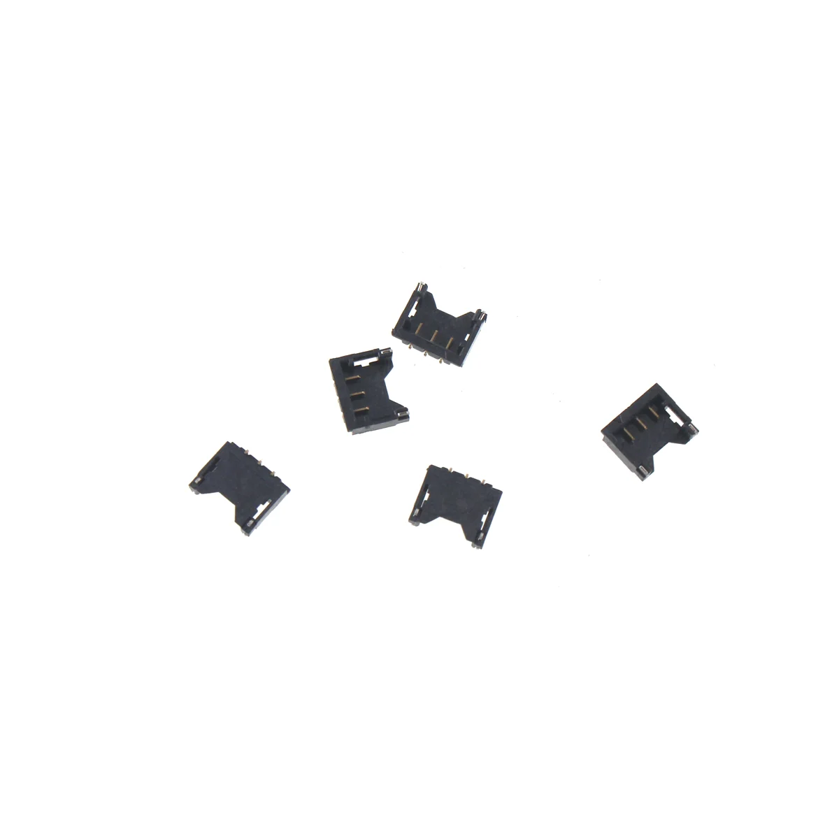 5PCS 1.2mm pitch Recumbent 1.2 Pin base connector Horizontal terminal SMT 2P3P4P5P connector