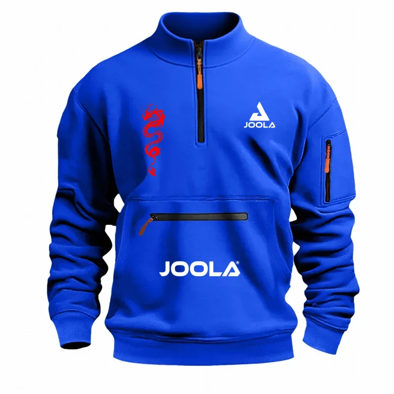 Yola JOOLA Table Tennis uniform Men's half zip sweater the Year of the Loong printed sports training clothes breathable long sle