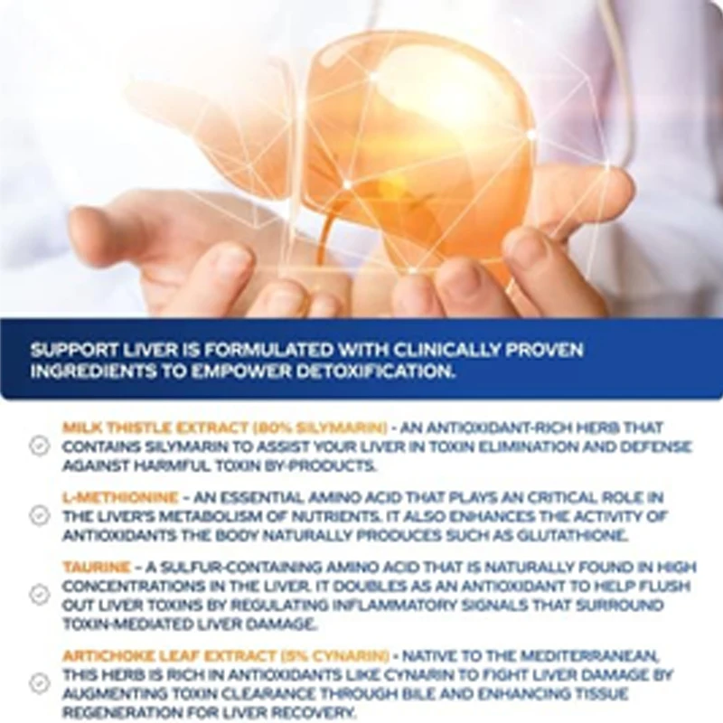 Liver cleansing and repair, Korean thistle extract liver health formula, containing milk thistle, taurine, and methionine