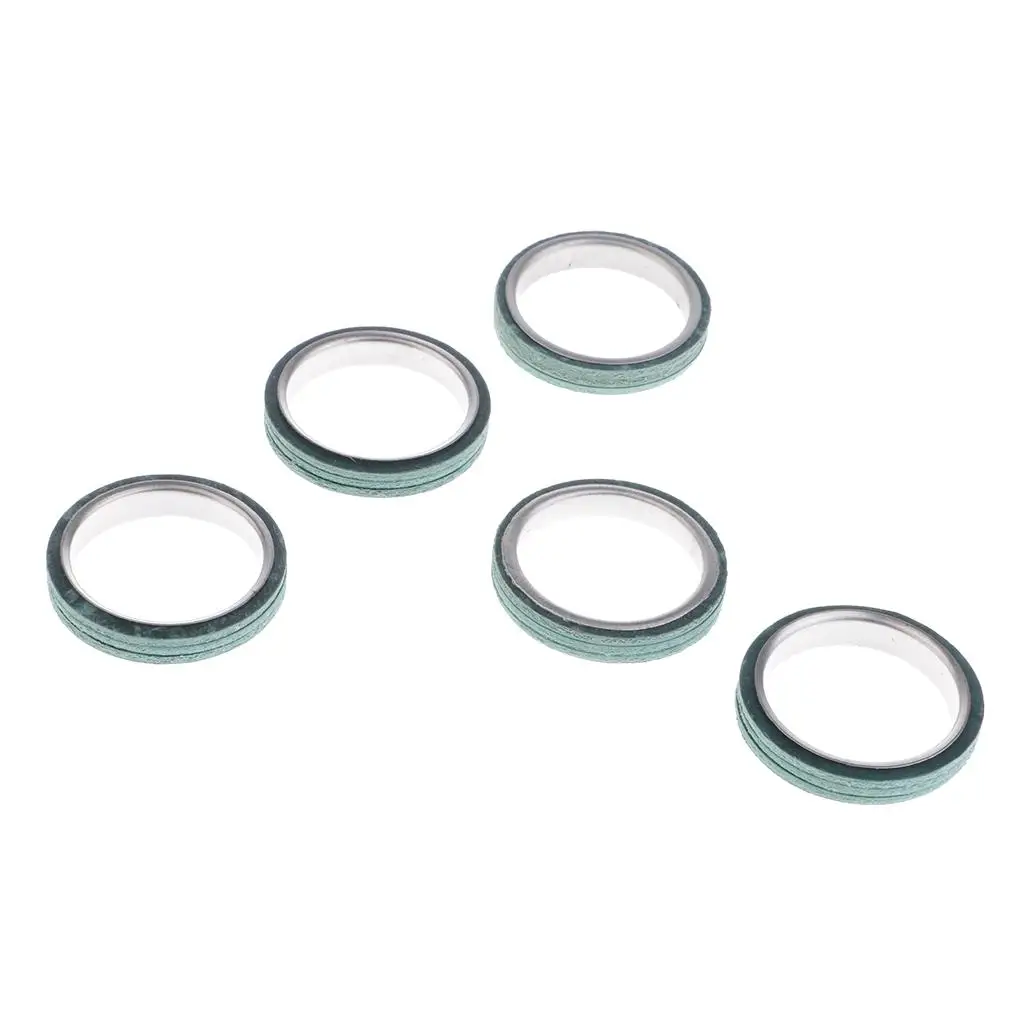 

5Pcs Scooter Moped Muffler Exhaust Pipe Gasket for GY6 50cc 125cc 150cc TaoTao Exhaust Gasket 30mm