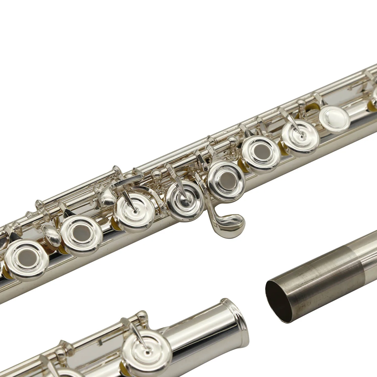 Good professional solid silver flute