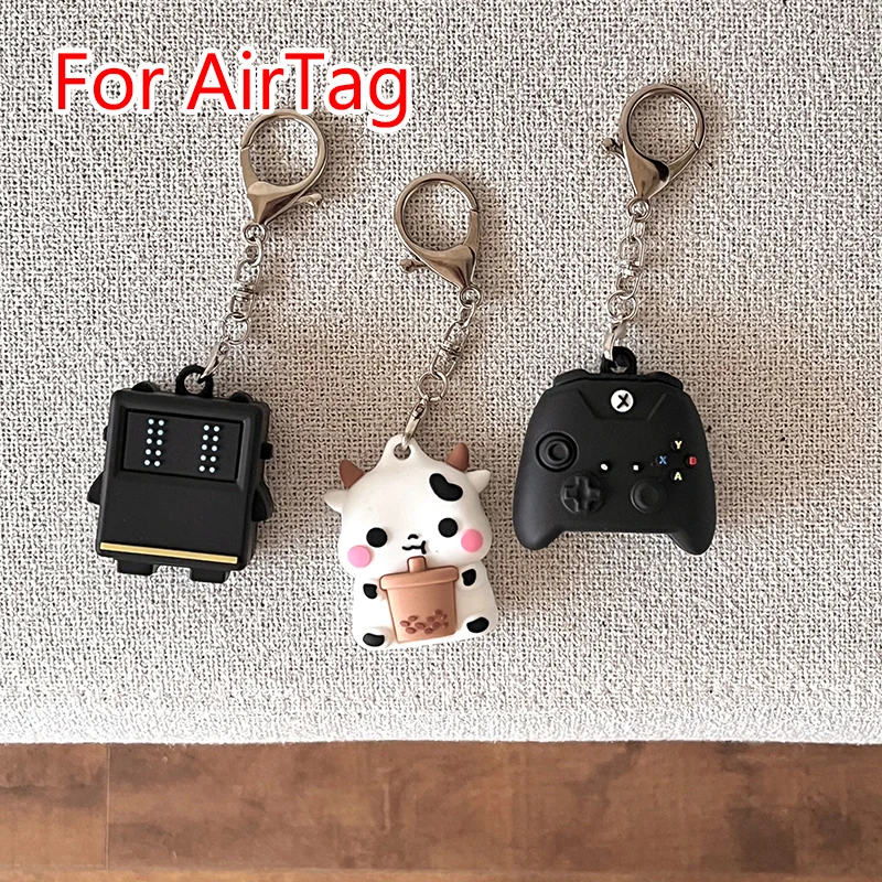 

Чехол-робот для игровой консоли Apple Airtag, чехол для AirTag Tracker, защитный чехол для Air Tag, защитный чехол, милый, милый