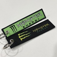 One Pack Motorcycle Car Keychain Monster Energy Women Men Fashion Jewelry Accessories Gift