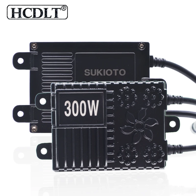 2PCS GENUINE 300W Xenon HID Headlight Ballast For 12V 300W H1 H3 H7 H11 HB3 HB4 Car Headlamp Bulb Kit High Power 300W Ballast