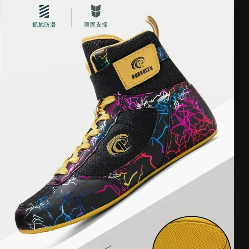 Professional Wrestling Shoes Men Women Designer Boxing Shoe for Unisex Comfortable Fighting Shoes Couples Gym Training Shoes