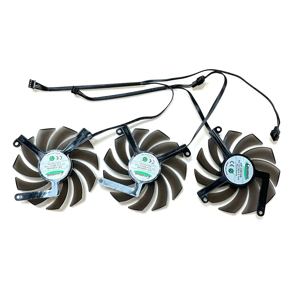 NEW CF-12915S INNO3D RTX3070 3080 iCHILL X4 FAN For INNO3D RTX 3070、3070TI、3080、3080TI、3090 iCHILL X4 Video card cooling fan