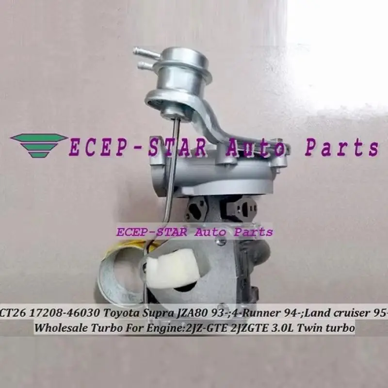 1pc Twin Turbo CT20A 17208-46021 17201-46021 17201-46030 17208-46030 Turbocharger For TOYOTA Supra 93-98 2JZ-GTE 2JZ 2JZGTE 3.0L