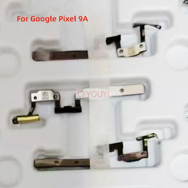 Power On Off and Volume Buttons Side Key Flex Cable Replacement Part For Google Pixel 9A