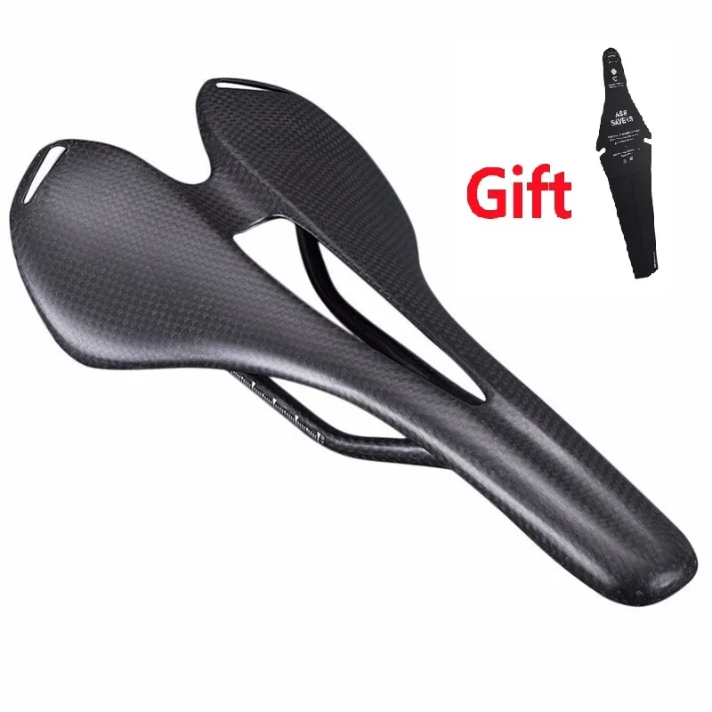 Ultralight Full Carbon Mountain Bicycle Saddle Road Bike saddle MTB Carbon Saddles Seat Super-light Cushion Glossy Matte 105g