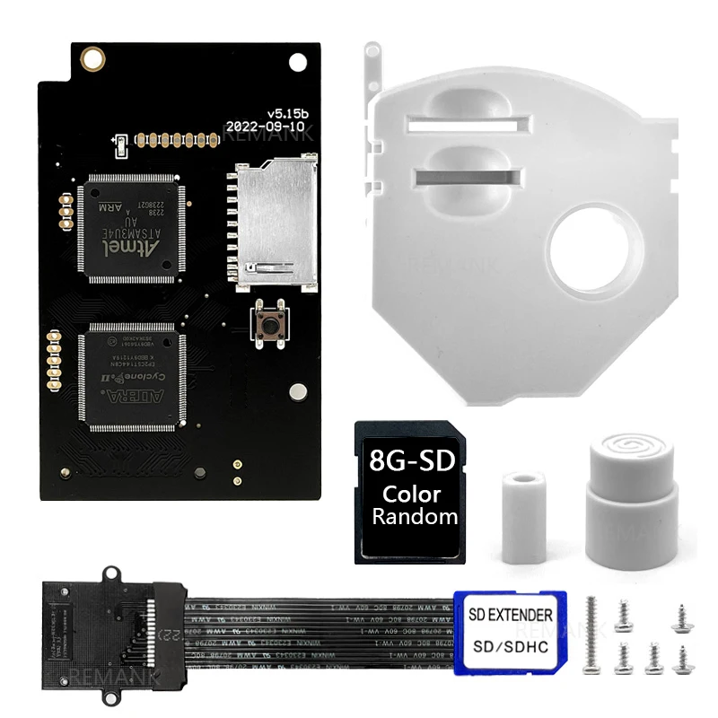 

REMANK GDU V5.20.5 V5.15b GDU Dreamcast Плата моделирования оптического привода Комплект расширения SD для консоли SEGA Dreamcast DC VA1