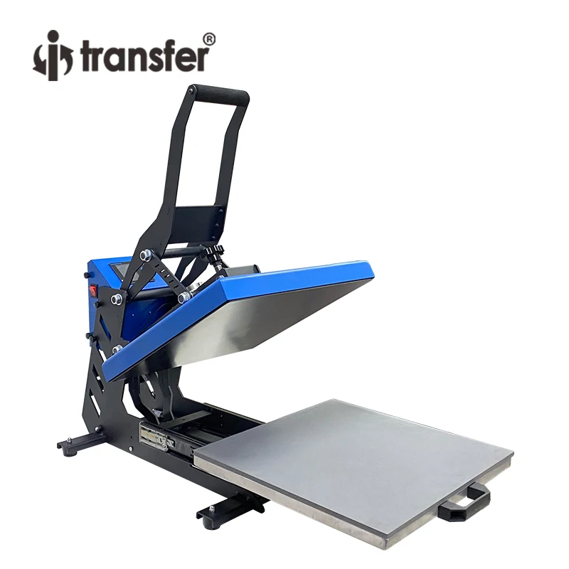 I-TRANSFER Heat Press Machine 15x15 Inches Drawer design LCD Digital Controller Sublimation Heat Press T-Shirt Heat Press