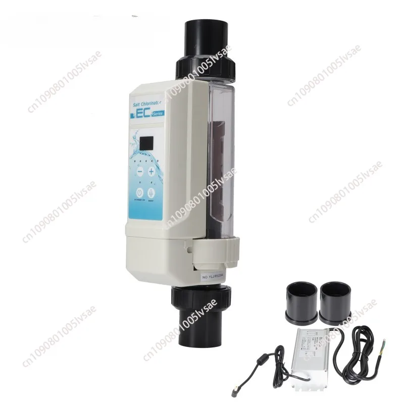 Skimmer Saltwater Chlorine Generator Electrolysis Salt Chlorinator for Pool Hot Tub Spa Leaf