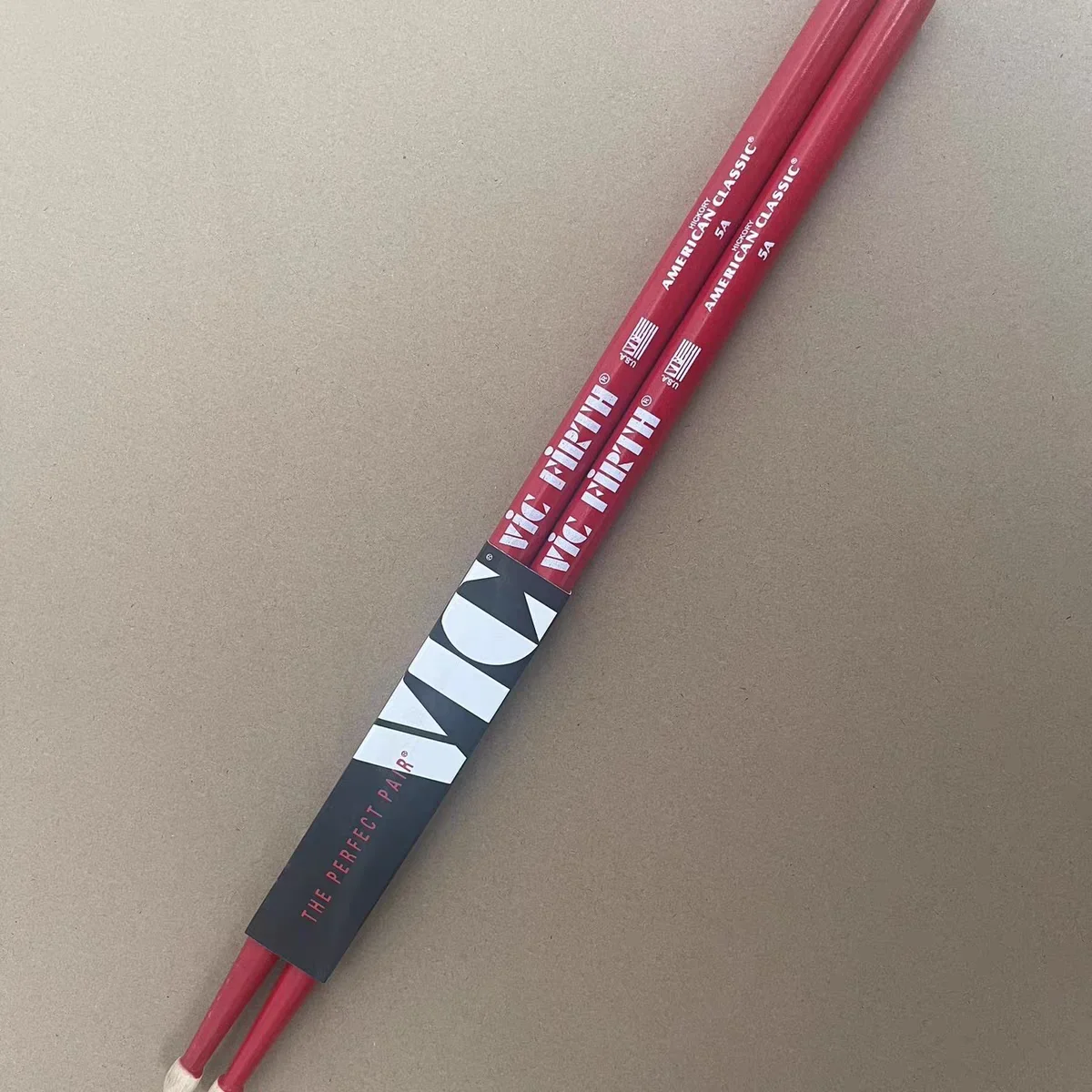 المهنية Vic Firth أفخاذ 5A 5B 7A 2B هيكوري عصي طبلة لآلة موسيقية متينة لموسيقى الجاز روك