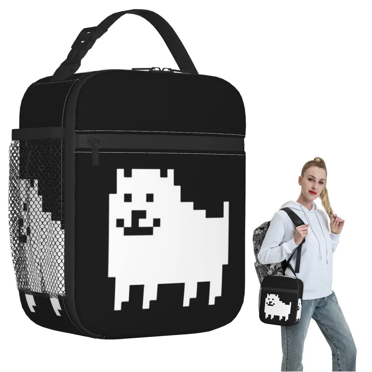 

Термосумка для обедов Undertale Annoying Dog для женщин и детей, портативная термосумка для еды, термосумка-тоут