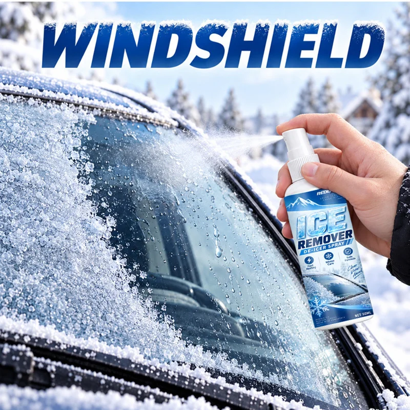 Car De-Icer, Melts Ice & Frost on Windshield & Mirrors, Easy Defrost, Long-Lasting Anti-Icing, Cars RVs, No Scraping, Paint Safe