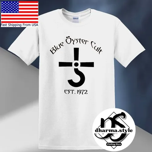 

Blue Oyster Cult Men's White T-Shirt Size S-5XL