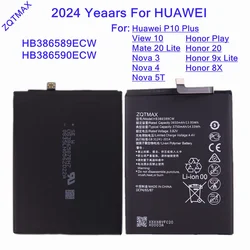 3750mAh HB386589ECW Battery For Huawei Mate 20 Lite Nova 5T 4 3 P10 plus View 10 V10 Honor 8X 20 Play 9X Lite Batteries Bateria