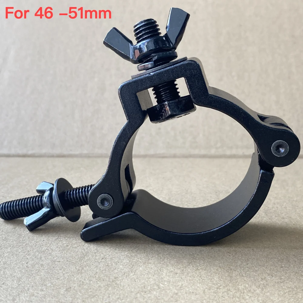 Aluminum Clamp 46-51mm Truss Tube Claws Mobile DJ Stage Lights Clamps O Hook Load Party Disco LED Par Spotlight Beam Moving Head