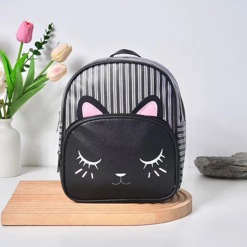 

Kids Backpacks for Boy Cartoon Cat Backpack PU Cute Backpack Casual Fashion Backpack Back To School Bags Toddler Backpacks Sac