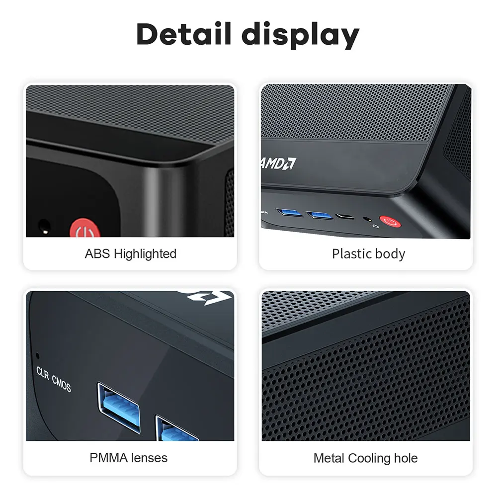 ミニPC Beelink SER5 5500U 16G 500GB Win11pro AliExpress