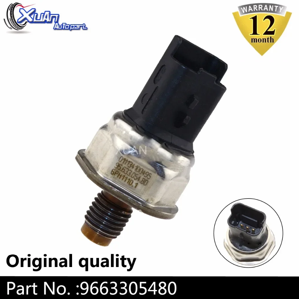 XUAN 9663305480 Fuel Rail Pressure Regulator Sensor Common Rail valve For Peugeot Expert II Citroen Jumpy II 2.0 HDi 2.0HDi