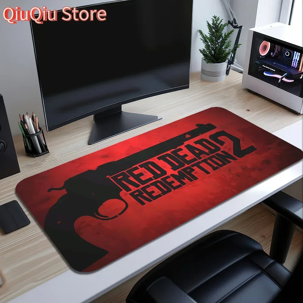 

Game Red Dead Redemption 2 Mouse Pad Large Desk Mat Keyboard Ergonomic Office Rubber Game PC Non-slip Anti-fray Home Custom Best