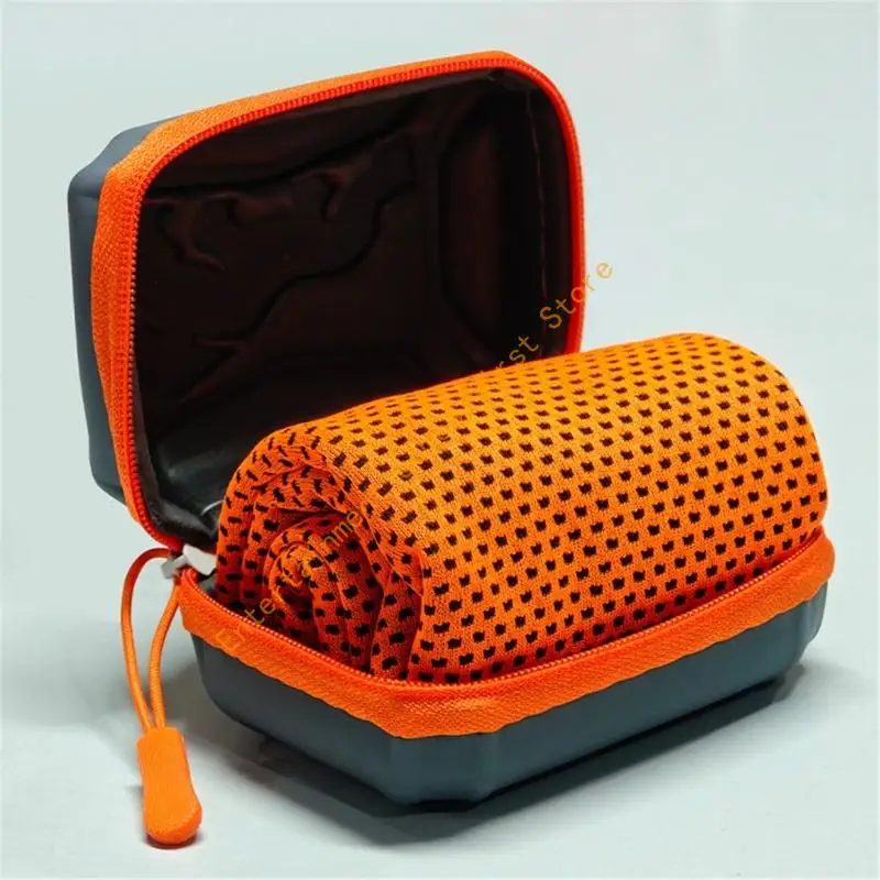 Hiking Sports Cooling Towel Set with 5 Towels and Carry Cases for Daily Training 55KD 3