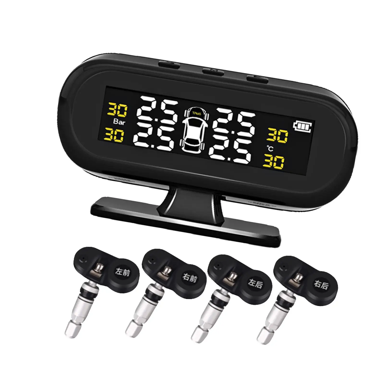

Tire Pressure System Solar Power Auto Alarm for Rvs Motorcycles Trucks Cars Auto