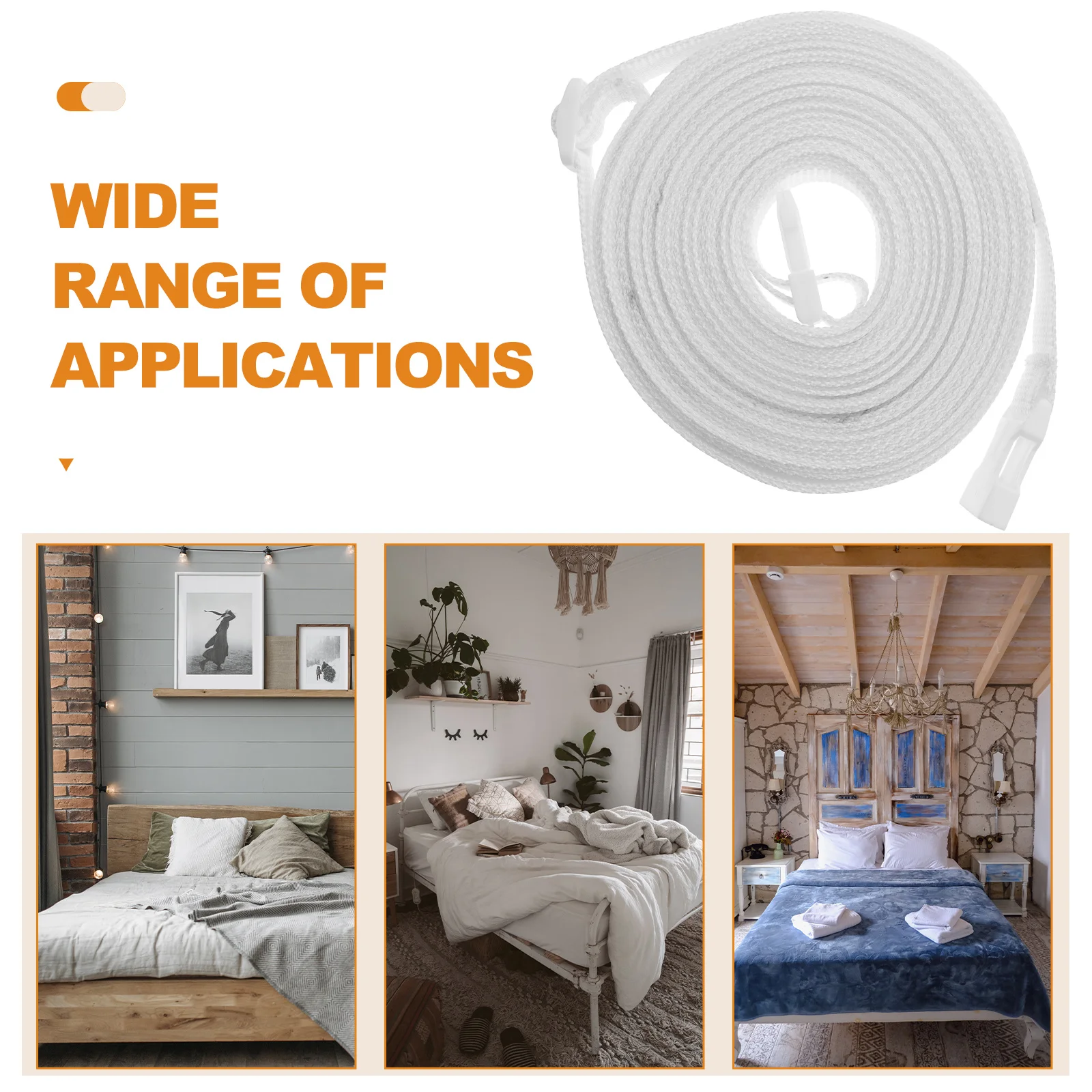 

Adjustable Twin Bed Connector Strap Mattress Binder for King Size Binding Hold Two Twin Mattresses Securely Guest Room Hotel Use