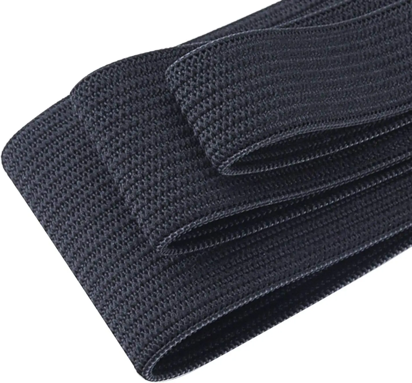 Черная эластичная лента для шитья, широкая эластичная лента s, катушка для эластичного стрейча, плоская тканевая лента, вязаная эластичная лента для парика