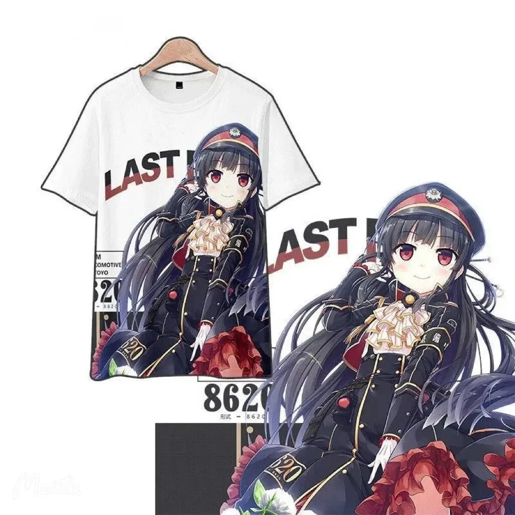 

2024 nova maitetsu 3d impressão camiseta verão moda em torno do pescoço manga curta popular jogo streetwear plus size