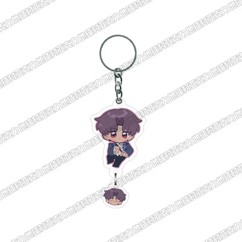 Love and Deepspace‌ Rafayel Xavier Keychain for Bag Accessories Anime Figures Key Chain Keyrings Jewelry Fans Gifts
