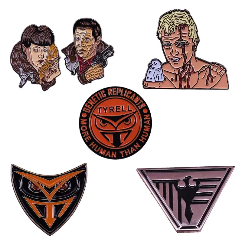 Blade Runner Pin Origami Goat Pris Rachael Roy Tyrell Replicants Badge Cult Movie Fans Flair Addition Give Friends And Fans Gift