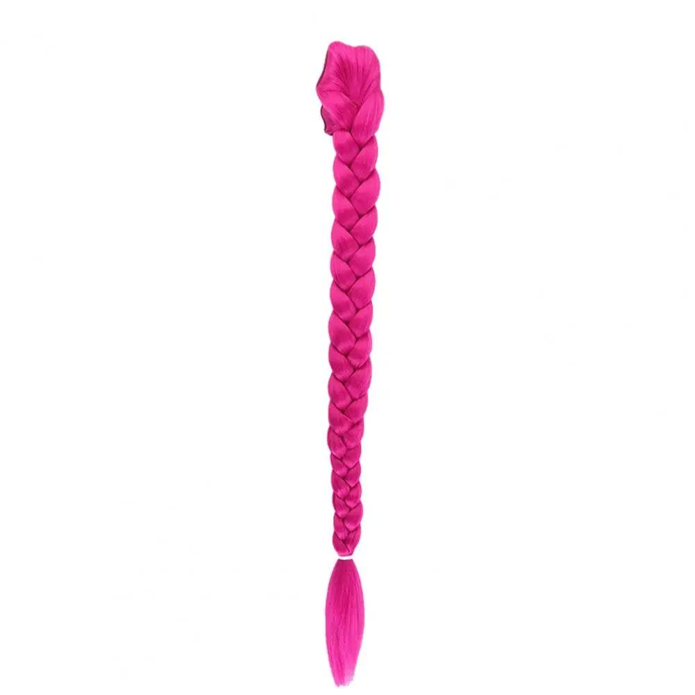 Kids Braid Ponytail Extension Childrens Synthetic Hair Piece Clip-in Braids Ponytail Extension for Girls Lightweight Synthetic