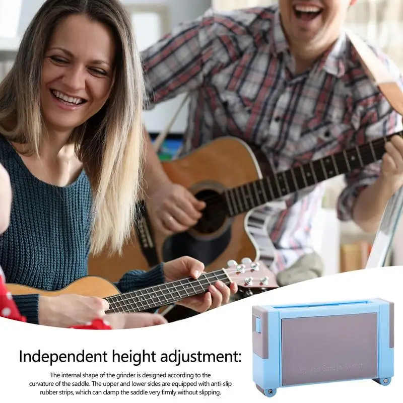 Luthier Sanding Tools Leveler Slotting Files For Guitar Guitar Nut And Saddle Sander Leveler Slotting Files For Electric