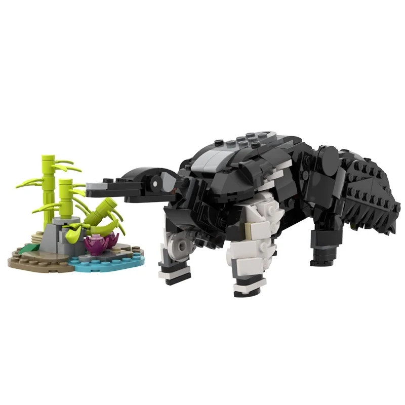 626 elementów MOC Gigantyczny Jeż Żyłkowy Myrmecophaga Tridactyla Harry Model Klocki Konstrukcyjne Architektura Zabawka Pomysł na Prezent Świąteczny Klocki