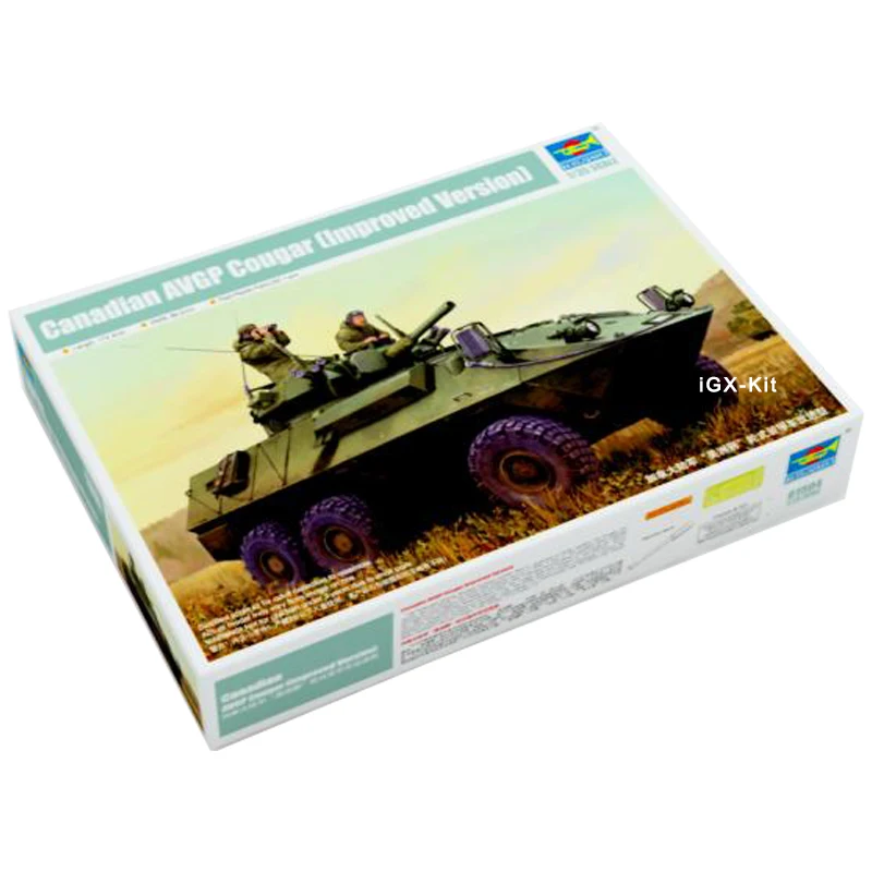 

Trumpeter 01504 1/35 Canada Cougar Armored Vehicle General Purpose AVGP Military Toy Gift Plastic Assembly Building Model Kit