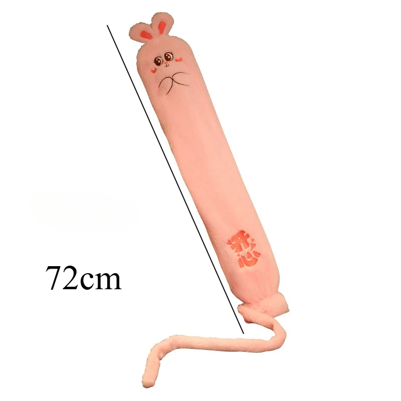 Cute Cartoon Water-filled Hand Warmer and Belly Warmer for Winter Extra Long Hot Water Bag with Large Capacity Hot Water Bag