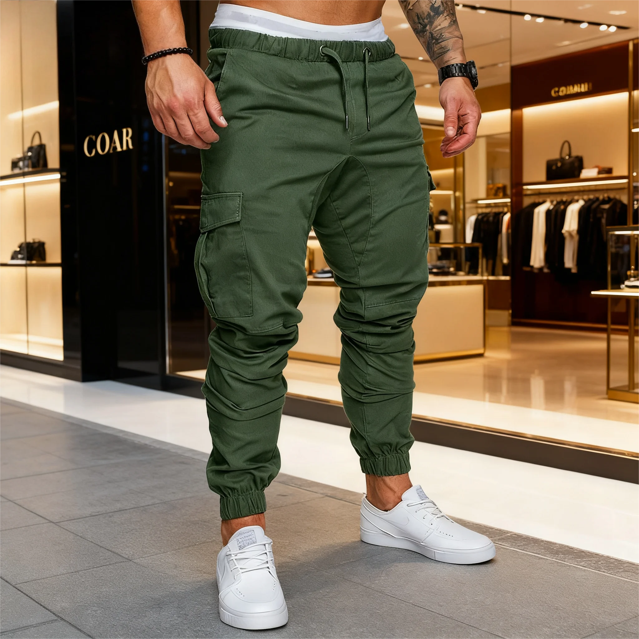 الرجال Sweatpants السراويل الفضفاضة رجل الذكور الملابس رياضة رياضة كبيرة الحجم الرجال السراويل الملابس البضائع Y2k رياضية عداء ببطء ركض المسار