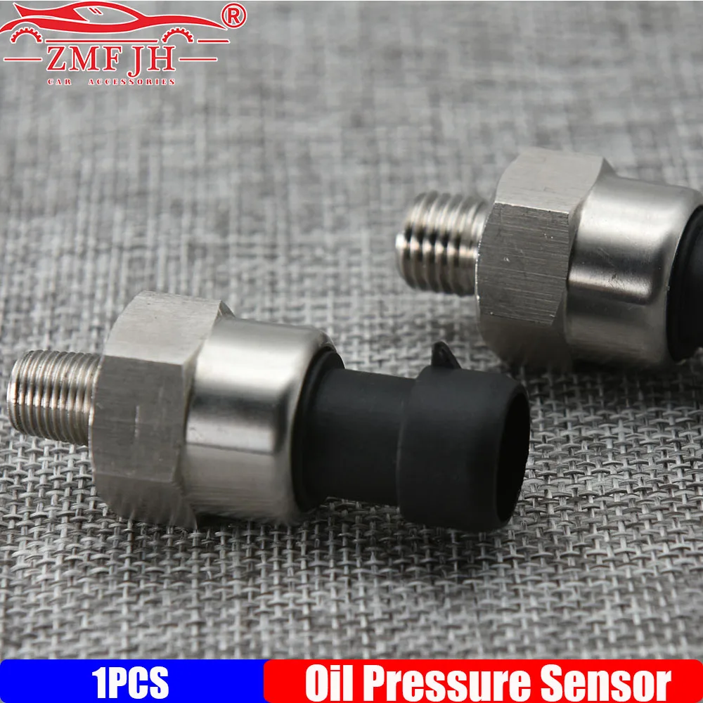 

ZMFJH 1PCS Oil Pressure Sensor 10mm, 1/8NPT, M12X1.5,M14X1.5 Pressure Sensor for Car Truck Meter Sensor Universal 12V24V